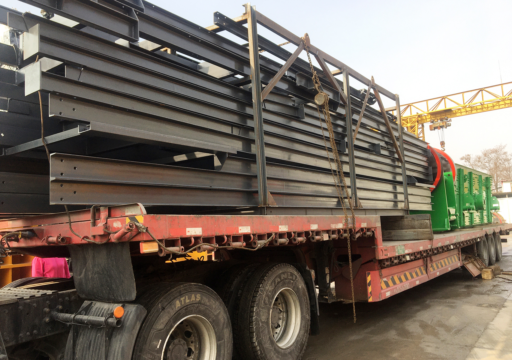 邦大重工时产120吨破碎生产线发货哈萨克斯坦